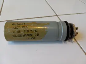 Ga-52144 Western Electric Elect. Capacitor 80 Mf 450 V.d.c 1-54