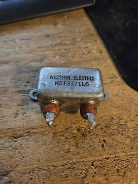 Western Electric Ks-13371l6 Vintage Good Used Electric-ks 13371l6 Capacitor .5 Uf 400 Vdc