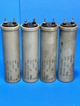 Western Electric Ks-13686 4 Ks 13686 125uf 400v Capacitors For Diy Tube Amp Building