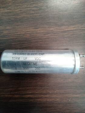 Western Electric Ks-13761 Vintage Capacitor 200 Uf 250 Vdc 1970