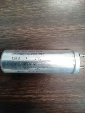 Ks-13761 Western Electric Vintage Capacitor 200 Uf 250 Vdc 1970
