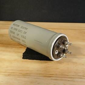 Western Electric Ks-14488 1968 Vintage Capacitor 100 200 30 Uf. V.d.c