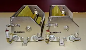 Ks-14584 Western Electric Pair Type Variable Capacitors 42 Brass Plates