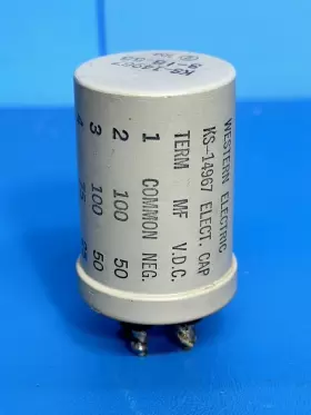 Ks-14967 Western Electric Capacitor Dated 1955