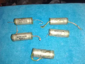 Ks13397-l3 Western Electric 5 Oil Capacitors - .05 Mfd 600 Volt Tested