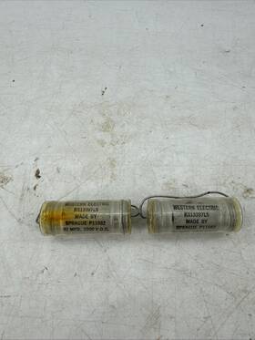 Western Electric Ks13397l5 Capacitors Pair Sprague .02 Mfd 1000vdc