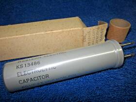 Western Electric Ks13486 Nos Nib Vintage Capacitor Can 60uf 25vdc Non-polar