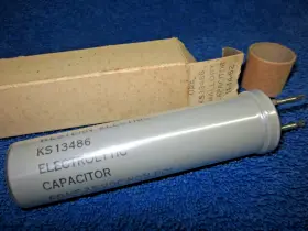 Ks13486 Western Electric Nos Nib Vintage Capacitor Can 60uf 25vdc Non-polar