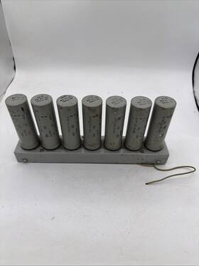 Western Electric Ls-13761 Lot Of 7 Ks-13761 200uf 250v Electrolytic Capacitors 1958