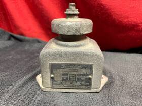 Wireless Specialy Apparatus Co. 1872 Vintage Cornell-dubilier Faradon Condenser / Capacitor Uc .0005uf 6500v