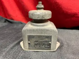 1872 Wireless Specialy Apparatus Co. Vintage Cornell-dubilier Faradon Condenser / Capacitor Uc .0005uf 6500v