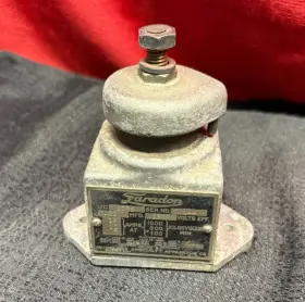 2256 Wireless Specialy Apparatus Co. Vintage Cornell-dubilier Faradon Condenser / Capacitor Uc .02uf 2500v