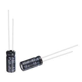 Zaplyte 676766313793 47uf 16v 5x11mm Electrolytic Capacitor Aluminum Capacitors 50pcs