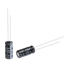 Zaplyte 676766314066 10uf 25v 5x11mm Electrolytic Capacitor Aluminum Capacitors 50pcs