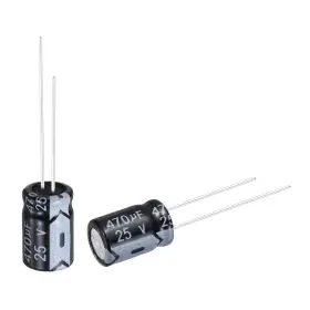 Zaplyte 676766314196 470uf 25v 8x12mm Electrolytic Capacitor Aluminum Capacitors 50pcs