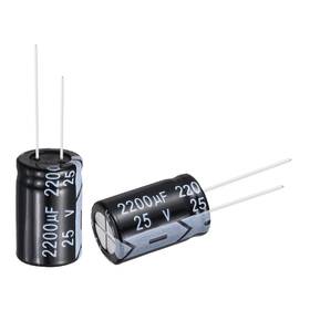 Zaplyte 676766314257 2200uf 25v 13x20mm Electrolytic Capacitor Aluminum Capacitors 24pcs