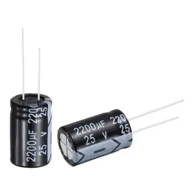 Zaplyte 676766314257 2200uf 25v 13x20mm Electrolytic Capacitor Aluminum Capacitors 24pcs