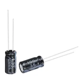 Zaplyte 676766314394 100uf 35v 6x12mm Electrolytic Capacitor Aluminum Capacitors 50pcs