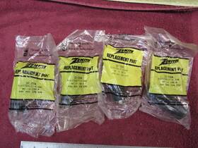 Zeniith 22-7204 4 Vintage Zenith Can Capacitor 10/100/4 Mfd 400/350/350 Vdc Paper Wrap