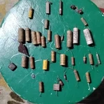 Elmenco Sprague Ge Sylvania Radio Parts Lot - Capacitors, Resistors, Tubes Used. Price: $27.51.