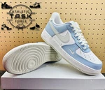 New Nike Air Force '07 Light Armory Blue Bone HF0022-400 Women's Sz 8. Price: $119.50.