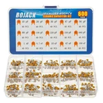 Bojack 15 Type Values 600PCS Ceramic Assortment Kit Capacitors... New. Price: $18.84.