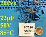 20X Vishay Bc Becher-elko 22UF 50V 85 Capacitors Hifi Nos E-cap Neu:. Price: $11.72.