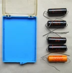 Lot Of 5 (nos) Sprague & Mallory .06MF 600VDC 6TM-S6 Capacitors New. Price: $40.00.