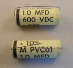 Mallory PVC61 1.0 Mfd 600 Vdc Capacitors (2 Pack) New. Price: $13.95.