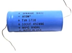Sprague 8402 "atom" Tva 1718 Axial Electrolytic CAPACITOR100UF 450VDC New. Price: $28.95.
