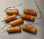 (7) Nos Vintage Mallory .033 Mfd 600VDC Plascap Tubular Capacitor PT-6133 New. Price: $28.99.