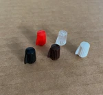 Qty One (1) Vintage Nos Plastic Clock Radio Knob - Pick From Five Colors New. Price: $6.95.