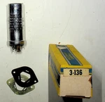 Pyramid Capacitor 3-136 Vintage Electronic Component Silver Tone Open. Price: $14.96.