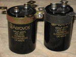 680UF 400 Volt Aerovox Electrolytic Capacitors, Set Of 2 Used. Price: $35.00.