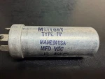 Mallory Sect. Electrolytic Can Capacitor FP-375.8 Nos 10-10-10 Mfd 450 Vdc For. Price: $59.95.