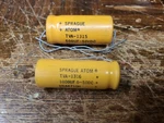 Sprague Atom TVA-1315 500UF 50V & TVA-1316 1000UF New. Price: $24.90.