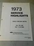 Nos 1973 Ford Vehicle Emissions Control Smog Systems Esc And TRS1 Stm Manual New. Price: $9.99.