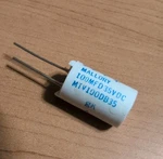 Mallory MTV100DB35 Mf 35VDC Capacitors, Nos, Nib, For Repair, Very Clean! New. Price: $5.49.