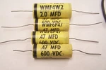 Cde Cornell Dubliler Polyester Film Capacitor .47MFD & 2.0 WMF6P47 WMF4W2 New. Price: $10.00.
