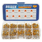 Bojack 10 Type Values 650PCS Ceramic Assortment Kit Capacitors... New. Price: $21.64.