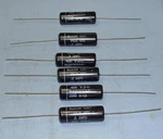 Six (6) Cornell Dubilier Black Cat 0.5UF 400V Capacitor Pkm 4P5 - New / Nos. Price: $27.00.