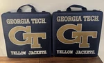 Pair Of Blue & Gold Logo Georgia Tech Football Gt Stadium Bleacher Seat Cushions Used. Price: $39.99.
