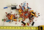 Lot Random Capacitor Sprague Atoms Beaver Used. Price: $45.00.