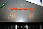 5 Pieces, Sbe Orange Drops, 6PS-S10 Capacitors Nos 0.01UF 10% 600V 3/4" L New. Price: $29.99.