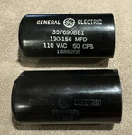 Vintage Capacitor # 35F690BB1 130 156 Mfd 110-VAC 1886208 *usa *2-PCS New. Price: $29.50.