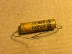 Nos Cornell Dubilier Wax .01 Uf 1600V Guitar Tone Capacitor .025 (qty Available) Open. Price: $10.00.