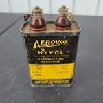 Vintage Aerovox Hyvol Transmitting Condenser Type 1009 Mfds 3.0 For. Price: $49.99.