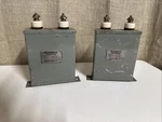 Pair Vintage Westinghouse Inerteen Capacitor # 1087313 Navy Type Cay 48906 2000V Used. Price: $199.99.