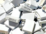 25X - .0082UF 630V Mallory 160 (audio/tone) Poly Film Capacitor # 144M New. Price: $6.00.