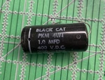 Molded Axial Film Capacitor Cornell 1UF 400V PKM4W1 Black Cat Vintage New. Price: $18.46.